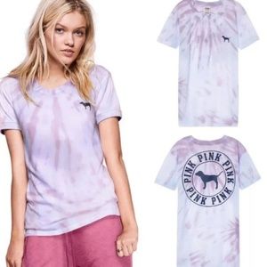 PINK Ringer Crew Tee